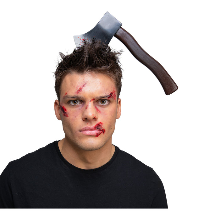 Axe In Head Prop Weapon