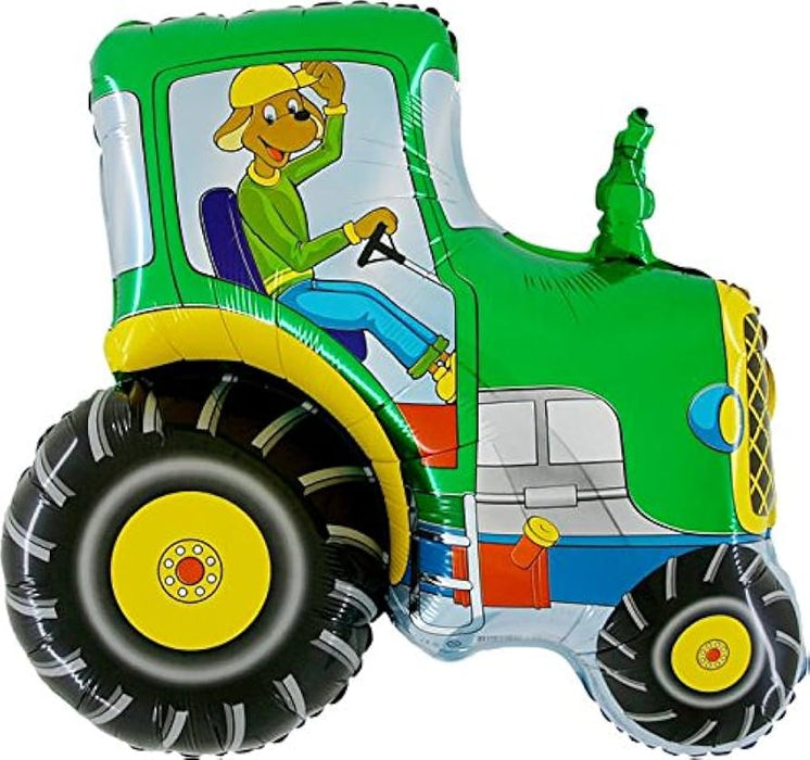 30” Tractor Supershape Balloon - Green