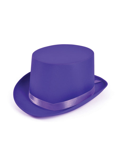 Purple Satin Top Hat