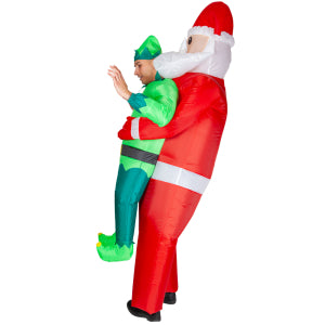 Adult Inflatable Carry Me Santa Costume