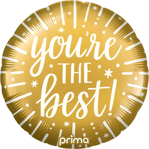 18” Foil Balloon - You’re The Best The Ultimate Balloon And Party Shop Cheltenham & Gloucester Balloons & Fancy Dress 
