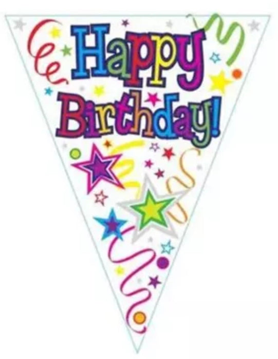 Happy Birthday Bright Party Bunting