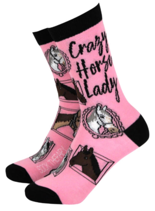 Woman’s Bamboo Gift Socks - Crazy Horse Lady The Ultimate Balloon And Party Shop Cheltenham & Gloucester Balloons & Fancy Dress 