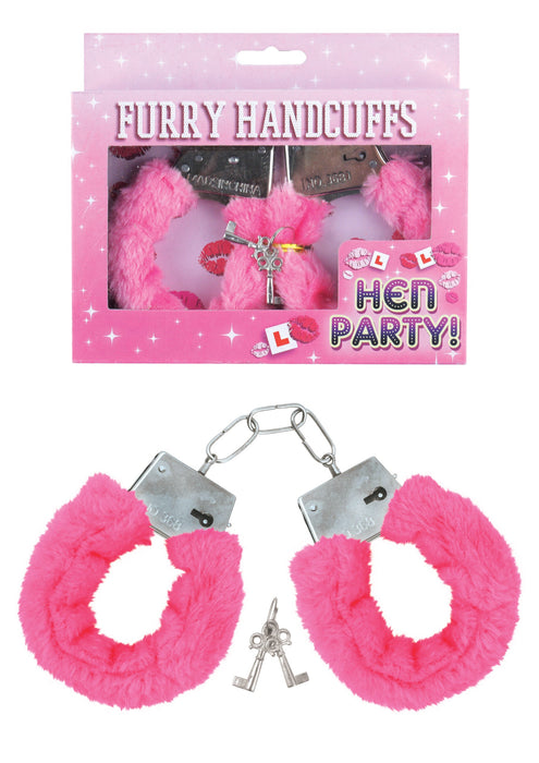 Pink Fluffy Handcuffs The Ultimate Balloon And Party Shop Cheltenham & Gloucester Balloons & Fancy Dress 