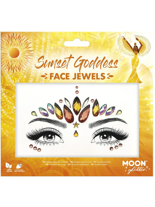 Sparkle Face Jewels - Sunset Goddess