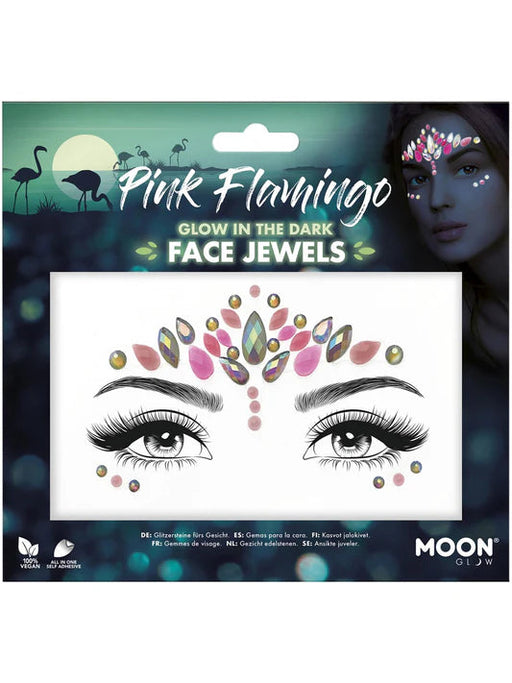 Sparkle Face Jewels - Pink Flamingo The Ultimate Balloon And Party Shop Cheltenham & Gloucester Balloons & Fancy Dress 