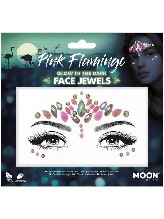 Sparkle Face Jewels - Pink Flamingo The Ultimate Balloon And Party Shop Cheltenham & Gloucester Balloons & Fancy Dress 
