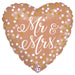 18" Foil Mr & Mrs Rose Gold Balloon The Ultimate Balloon And Party Shop Cheltenham & Gloucester Balloons & Fancy Dress 