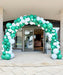 Outdoor Organic Deluxe Large Balloon Arch - Green/White The Ultimate Balloon And Party Shop Cheltenham & Gloucester Balloons & Fancy Dress 