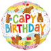 18” Capybara Birthday Foil Balloon The Ultimate Balloon And Party Shop Cheltenham & Gloucester Balloons & Fancy Dress 