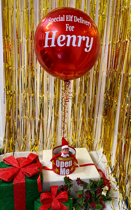 Elf On The Shelf - Pull To Reveal Elf Balloon