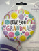 18" Foil Happy Birthday - Happy Birthday Grandma The Ultimate Balloon And Party Shop Cheltenham & Gloucester Balloons & Fancy Dress 