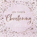 Christening Foil Print Pink Napkins The Ultimate Balloon And Party Shop Cheltenham & Gloucester Balloons & Fancy Dress 