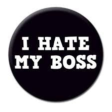 Pin Badge - I Hats My Boss The Ultimate Balloon And Party Shop Cheltenham & Gloucester Balloons & Fancy Dress 