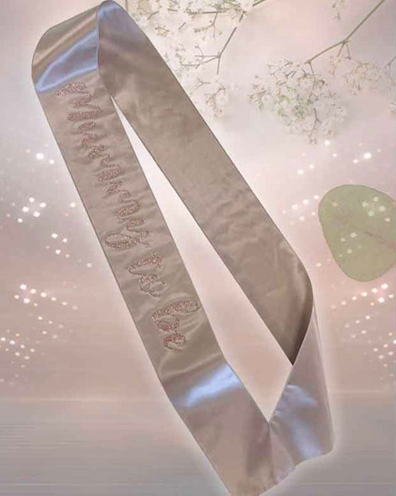 Mummy To Be Sash - Nude The Ultimate Balloon And Party Shop Cheltenham & Gloucester Balloons & Fancy Dress 