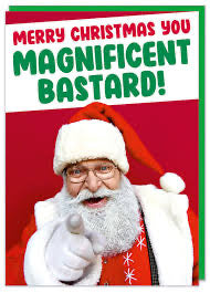 Comedy Christmas Card - You Magnificent B*stard!