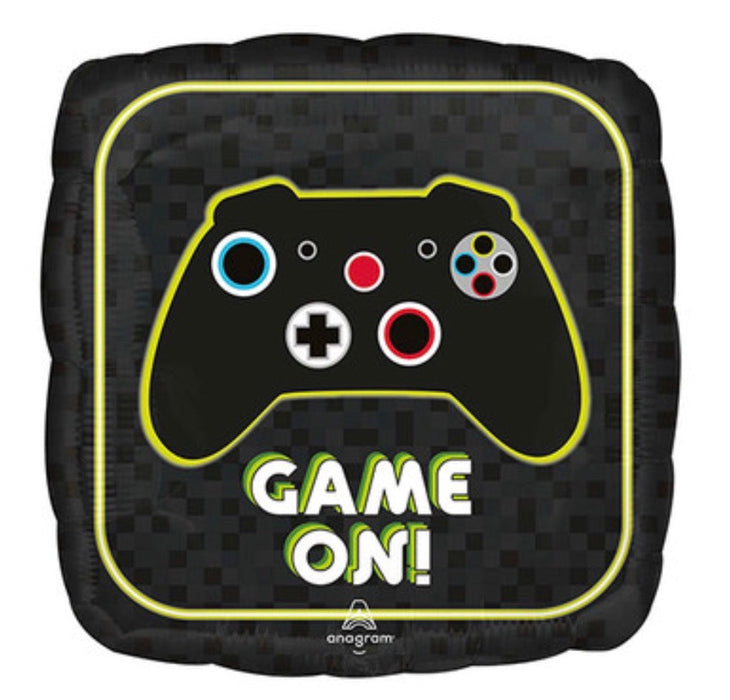 28” Square Supershape Game On Balloon The Ultimate Balloon And Party Shop Cheltenham & Gloucester Balloons & Fancy Dress 