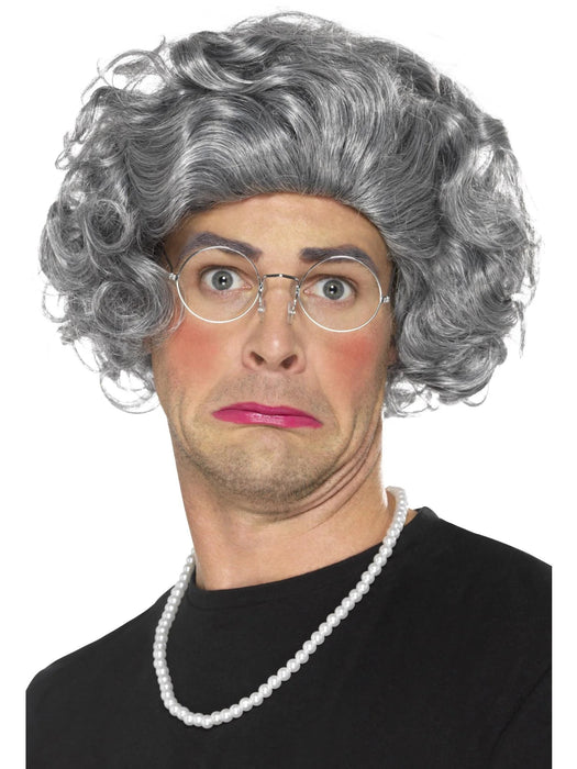 Granny Dress up Kit Wig/glasses/pearls The Ultimate Balloon And Party Shop Cheltenham & Gloucester Balloons & Fancy Dress 