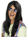 Neil Hippie Black Wig The Ultimate Balloon And Party Shop Cheltenham & Gloucester Balloons & Fancy Dress 