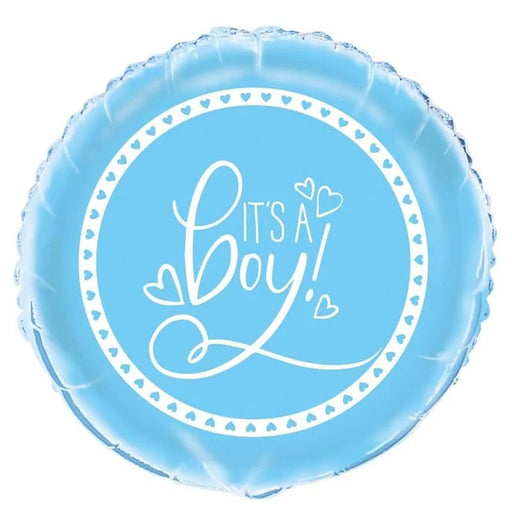 18" Foil It’s A Boy Balloon The Ultimate Balloon And Party Shop Cheltenham & Gloucester Balloons & Fancy Dress 
