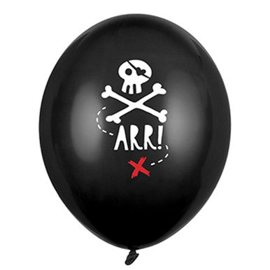 Latex Plain Balloons - Pirate (6pk) The Ultimate Balloon And Party Shop Cheltenham & Gloucester Balloons & Fancy Dress 