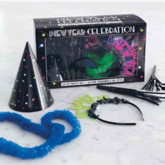 New Year’s Celebration Pack (24pc) - Bright The Ultimate Balloon And Party Shop Cheltenham & Gloucester Balloons & Fancy Dress 