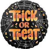 18" Foil Happy Halloween Balloon - Pumpkin The Ultimate Balloon And Party Shop Cheltenham & Gloucester Balloons & Fancy Dress 