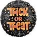 18" Foil Happy Halloween Balloon - Pumpkin The Ultimate Balloon And Party Shop Cheltenham & Gloucester Balloons & Fancy Dress 