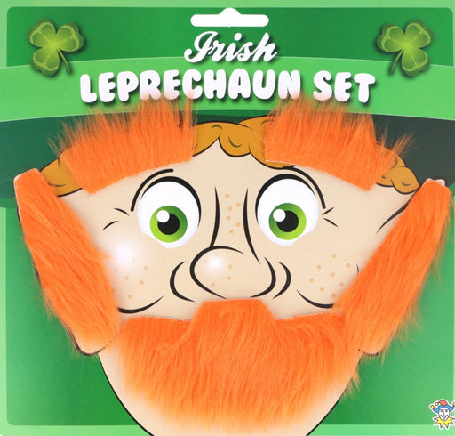 Leprechaun Facial Hair Set The Ultimate Balloon And Party Shop Cheltenham & Gloucester Balloons & Fancy Dress 