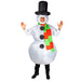 Adult Inflatable Snowman Costume The Ultimate Balloon And Party Shop Cheltenham & Gloucester Balloons & Fancy Dress 