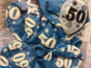 Age 50 Birthday Balloons 6 Pack - Blue The Ultimate Balloon And Party Shop Cheltenham & Gloucester Balloons & Fancy Dress 