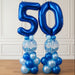 Age Number Bubble Balloon Stacks (Double) - Blue The Ultimate Balloon And Party Shop Cheltenham & Gloucester Balloons & Fancy Dress 