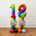 Age Number Bubble Balloon Stacks (Double) The Ultimate Balloon And Party Shop Cheltenham & Gloucester Balloons & Fancy Dress 