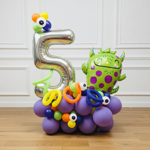 Age Themed Double Balloon Column - Monster The Ultimate Balloon And Party Shop Cheltenham & Gloucester Balloons & Fancy Dress 
