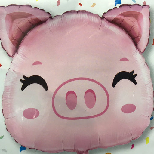 Animal Head Foil Balloon - Pig The Ultimate Balloon And Party Shop Cheltenham & Gloucester Balloons & Fancy Dress 