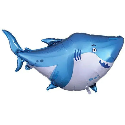 Animal Shape Foil Balloon - Blue Shark The Ultimate Balloon And Party Shop Cheltenham & Gloucester Balloons & Fancy Dress 