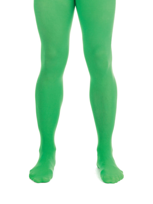 Adult Male Coloured Tights - Green
