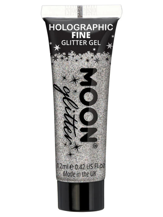 Glitter Face & Body Gel - Silver