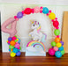 Indoor Age Number Link-a-loon Balloon Arch - Bright Rainbow The Ultimate Balloon And Party Shop Cheltenham & Gloucester Balloons & Fancy Dress 