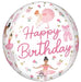 Ballerina Birthday Orbz Foil Helium Balloon The Ultimate Balloon And Party Shop Cheltenham & Gloucester Balloons & Fancy Dress 