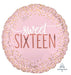 18" Foil Age Sweet 16 Balloon The Ultimate Balloon And Party Shop Cheltenham & Gloucester Balloons & Fancy Dress 