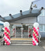 Entrance Spiral Balloon Columns - Pink/Gold/White The Ultimate Balloon And Party Shop Cheltenham & Gloucester Balloons & Fancy Dress 
