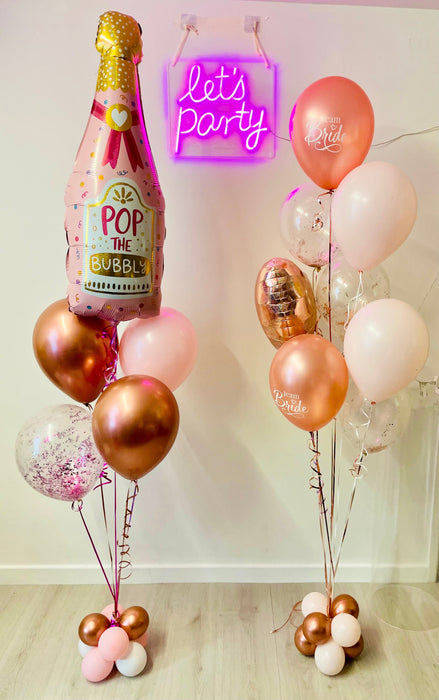 Hen Night Party Balloon Package - Rose Gold The Ultimate Balloon And Party Shop Cheltenham & Gloucester Balloons & Fancy Dress 