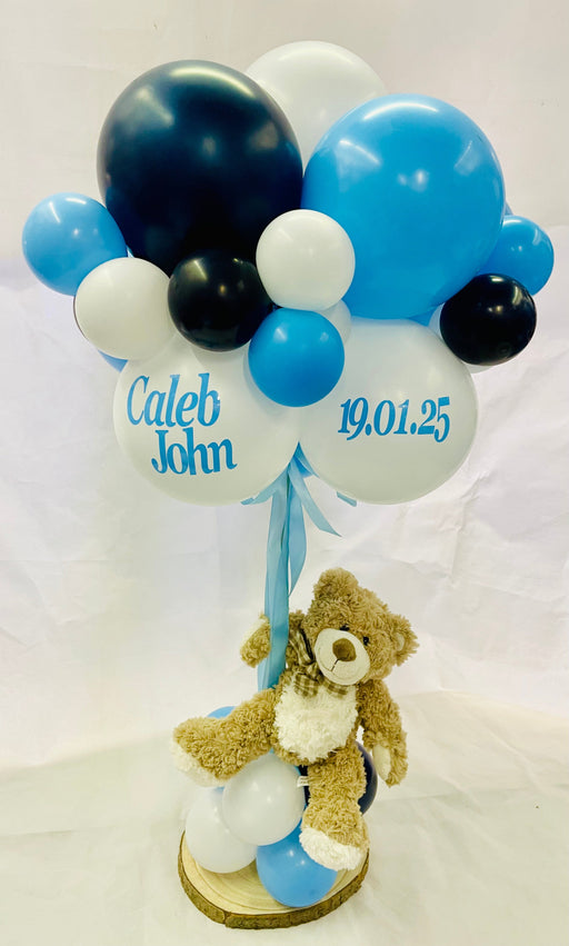 Baby Bear Table Topper - Blue The Ultimate Balloon And Party Shop Cheltenham & Gloucester Balloons & Fancy Dress 