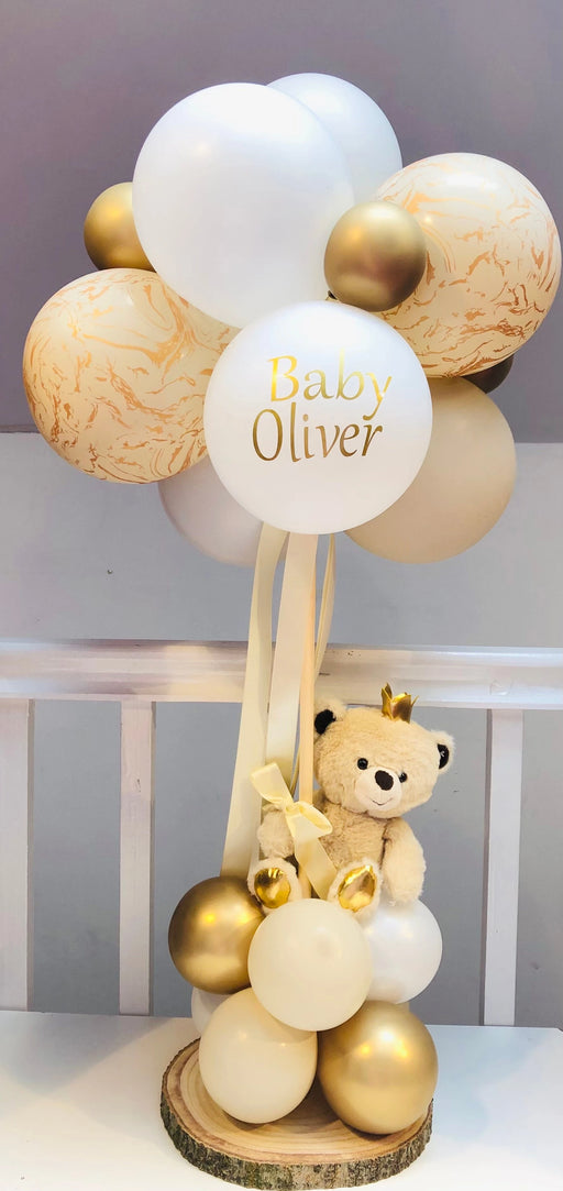 Baby Bear Table Topper - Golden The Ultimate Balloon And Party Shop Cheltenham & Gloucester Balloons & Fancy Dress 