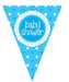Baby Shower Bunting - Blue The Ultimate Balloon And Party Shop Cheltenham & Gloucester Balloons & Fancy Dress 