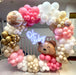 Baby Shower Organic Circle Balloon Arch - Pink The Ultimate Balloon And Party Shop Cheltenham & Gloucester Balloons & Fancy Dress 