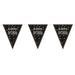 Birthday Bunting - Black The Ultimate Balloon And Party Shop Cheltenham & Gloucester Balloons & Fancy Dress 
