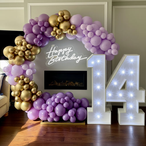 Birthday Circle Balloon Arch The Ultimate Balloon And Party Shop Cheltenham & Gloucester Balloons & Fancy Dress 