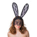 Black Lace Bunny Ears W/Veil The Ultimate Balloon And Party Shop Cheltenham & Gloucester Balloons & Fancy Dress 